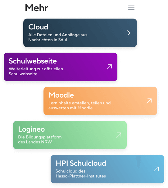 Integrationen anderer Anwendungen in Sdui