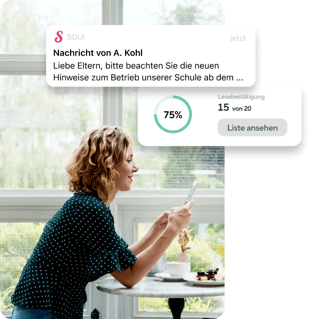 Die App für Förderschulen von Sdui - News und Lesebestätigung