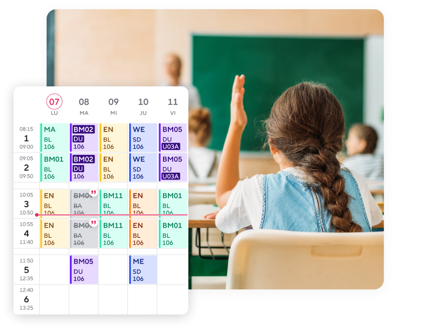 Die App für Grundschulen von Sdui – Stundenplan
